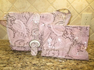 Bolsa/bolsa de pana laminada rosa/marrón diseño KD Kicker & David   Foto 1 de 4