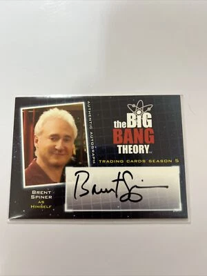 The Big Bang Theory Season 5 A10 Brent Spiner Auto Card - Image 1 of 2
