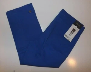 RAFAELLA Womens Capris Dazzling Blue Size 6 Comfort Stretch Dressy NWT  - Picture 1 of 2