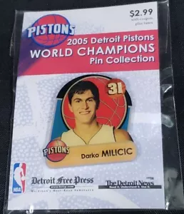 Spilla Detroit Pistons NBA World Champions 2005 - #31 Darko Milicic - pulsante - Foto 1 di 3