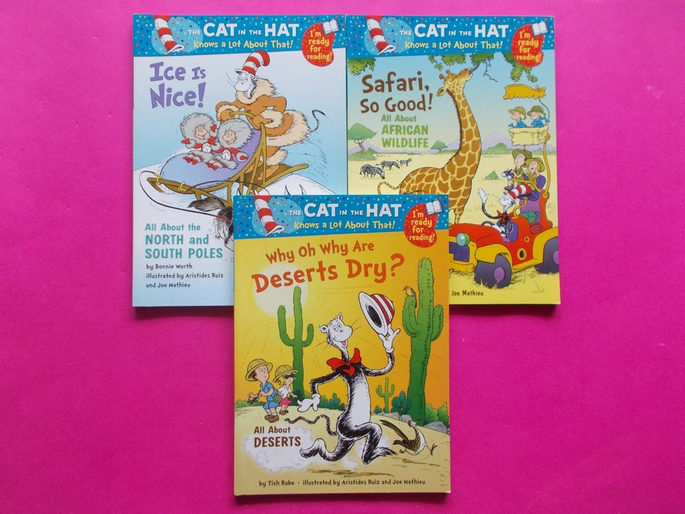 The Cat in the Hat - Knows a Lot About That! x 3 - I'm Ready for Reading Series - Image 1 of 4