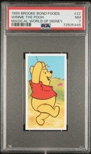 PSA 7 1989 Brooke Bond Foods Winnie the Pooh Magical World of Disney