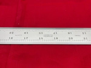 Starrett C607R-48 Spring-Tempered Steel Rules with Inch Graduations - Picture 1 of 2