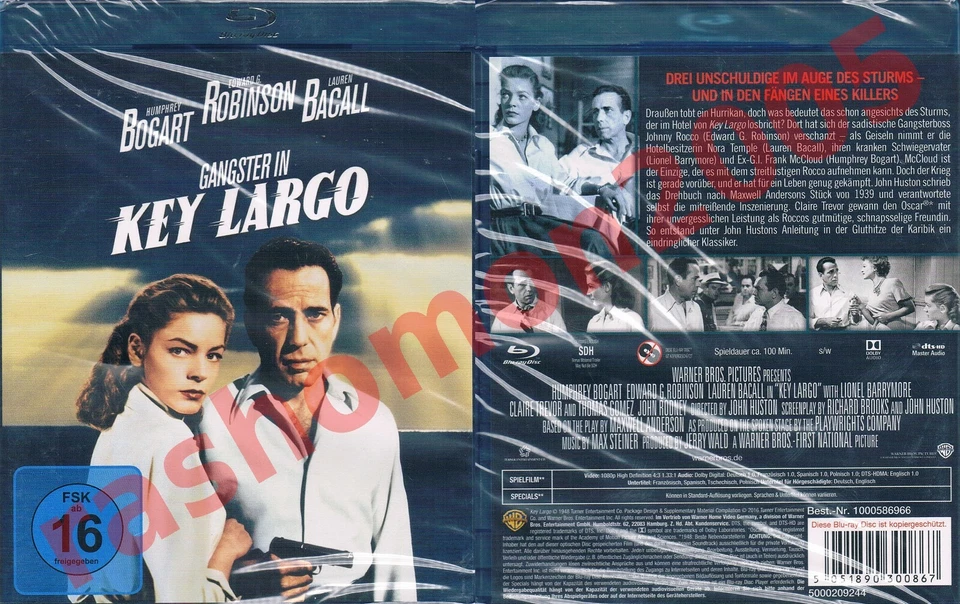 John Huston - Gangster in Key Largo 1 Blu-ray