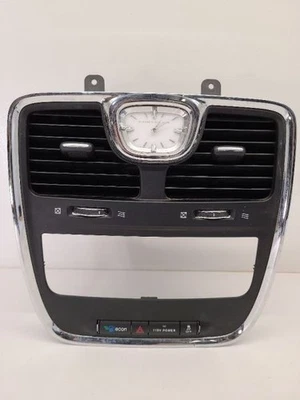 11-16 CHRYSLER TOWN COUNTRY TEMPERATURE CONTROL BEZEL W VENTS 1PE401X9AE   - Image 1 of 4
