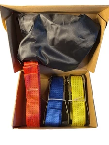 Eslinga de manejo de tambor para tambor de 55 galones, elevación de barril de eslinga de red - 3 piezas y bolsa - Imagen 1 de 5