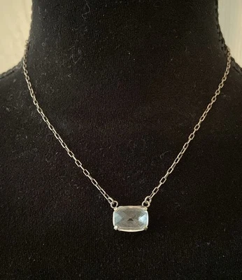 Collar Vintage Catherine Popesco Piedras Preciosas Facetadas Transparentes 15" a 17" Foto 1 de 3