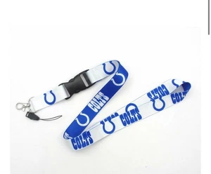 Indianapolis Colts Football LANYARD DETACHABLE BUCKLE KEY CHAIN US SHIP in 1 day - Picture 1 of 1