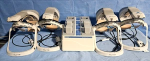 Stryker Flyte Surgical Helmets X4, W/ Battery Charger And 4ea  7.4V Batteries. - Picture 1 of 5