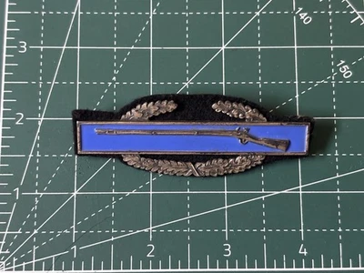 Во время Второй мировой войны армия США CIB боевой пехоты значок серебро - Изображение 1 из 4