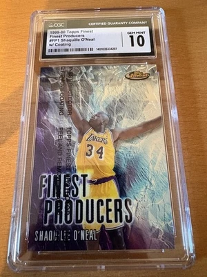 SHAQUILLE O'NEAL ~ 1999 Melhores PRODUTORES #FP1 ~ PSA 10 GEM ESTADO PERFEITO ~ POP 9 - Imagem 1 de 2