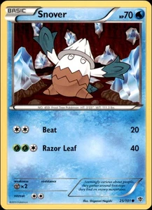 Pokemon - Snover #25/101 - Plasma Blast Common - Bild 1 von 2