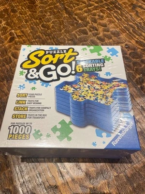Ravensburger - Puzzle Sort & Go - 6 bandejas de classificação empilháveis novas e seladas - Imagem 1 de 2