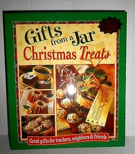 COOKBOOK GIFTS FROM A JAR CHRISTMAS TREATS HARD COVER W RAFFIA & FABRIC NEW - Picture 1 of 4