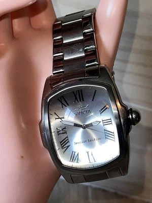 RELOJ INVICTA LUPAH HOMBRE 47MM MODELO: 15187, ACERO INOXIDABLE,Tritenita Brilla Funciona Foto 1 de 4