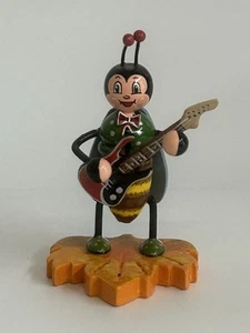 498/25 Hummel mit E-Gitarre Käferorchester Hubrig Erzgebirge - Picture 1 of 3