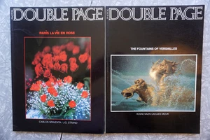 Double Page 1984 Fountains Of Versailles La Vie En Rose Photography French - Imagen 1 de 19