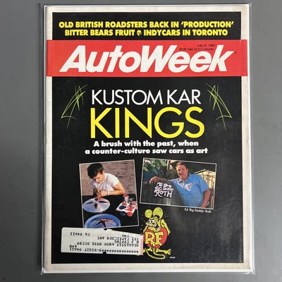 AutoWeek Vintage Magazine July 31 1989 Ed Big Daddy Roth Jeffries Kustom Kulture - Image 1 of 4
