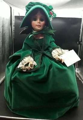 Madame Alexander Scarlett 21" Doll Green Velvet Dress 2240 Gone with the Wind - Image 1 of 4