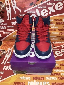 Nike SB Dunk High Supreme By Any Means Navy UK10 - Picture 1 of 10