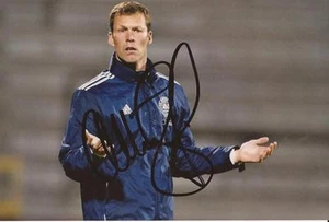 DENMARK: MORTEN WIEGHORST SIGNED 6x4 ACTION PHOTO+COA - Picture 1 of 1