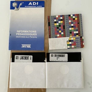 ADI Accompagnement Scolaire Vintage Disquette 5 Pouces 1/4 - Afbeelding 1 van 1