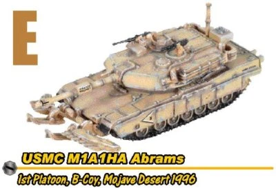 CanDo 1:144 M1A1HA USMC Abrams 1st Platoon B-Coy Mojave Desert 1996 - Image 1 of 2
