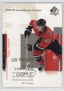 2004-05 SP Authentic UD Promo Matthew Lombardi #15