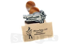Custom Rubber Stamp Personalized Self-Inking Stamp for Business or Invitations - Picture 1 of 12