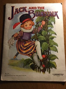 Jack and the Beanstalk (Linenette Series #599), Sam'l Gabriel Sons, 1925 - Picture 1 of 7