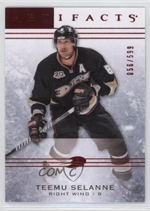2014-15 Upper Deck Artifacts Ruby /599 Teemu Selanne #76 HOF