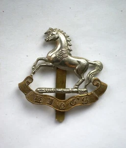 Original Ejército Británico Segunda Guerra Mundial King's (Liverpool) Regimiento Gorra insignia - Imagen 1 de 2