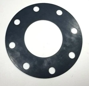4" X 1/8" EPDM Rubber FULL FACE Water Meter/Fitting Flange Gasket, NSF-61, New - Picture 1 of 5