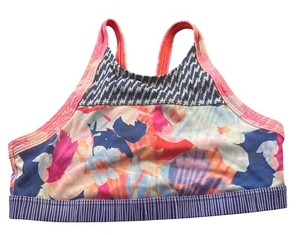 Athleta Girl XXL/16 Sunny Flora Bikini Top Sports Bra - Picture 1 of 5