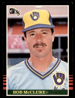 1985 Donruss Bob McClure Baseball Cards #536 - Image 1 of 2