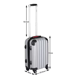 Koffer Hartschale Baseline M 50x33,5x20cm silber Urlaub Reisen-Flug Koffer - Bild 1 von 12