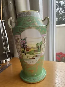 Decorative Antique Meiji Japanese Vase 30cm High - Picture 1 of 9