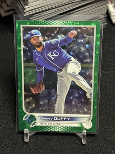 2022 Topps #403 Danny Duffy Green Foilboard 156/499 Kansas City Royals