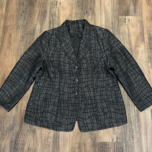 Giacca blazer Versace Classic da donna nera manica a 3 4 taglia 12 US 46 IT