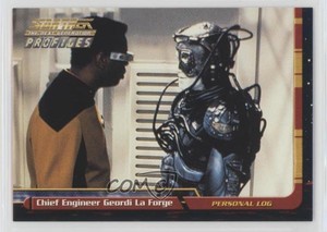 2000 Skybox Star Trek: The Next Generation Profiles Geordi LaForge #6 2w2