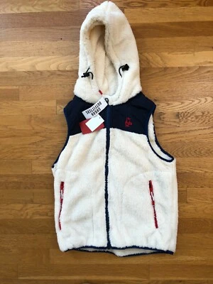 Новый с Ярлыками Мужская CHUMS слоновой кости Elmo флис полный молнии жилет мужской размер маленький - Изображение 1 из 3