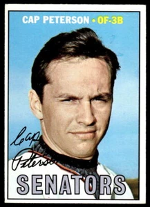 1967 Topps #387 Cap Peterson Washington Senators - Picture 1 of 2