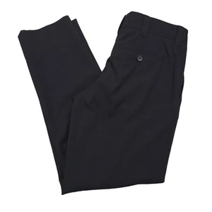 $960 Burberry London Black Dover Wool Pleated Pants Mens Size US 30 (Italy 46) - Picture 1 of 13