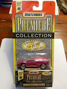 Matchbox 1995 Premiere Collection series 2 Lamborghini Diablo purple - Picture 1 of 5