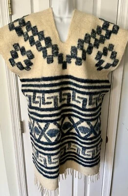 Poncho Serape Hecho en Guatemala por Sombol Alta Calidad Lana Manta Estilo Foto 1 de 4