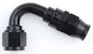 FRAGOLA 681208-BL FRAGOLA Hose Fitting #8 120 Deg PTFE Black - Bild 1 von 1