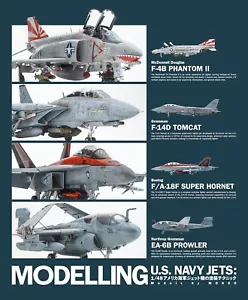 MODELLING U.S. NAVY JETS: 1/48 U.S. Navy Jet Painting Techniques Book Japan NEW - Picture 1 of 6