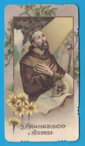 S. Francesco d'Assisi santino holy card image pieuse heilige karte MA756 - Picture 1 of 2
