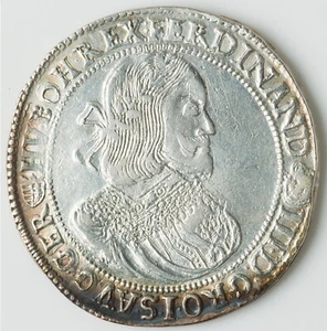 Ungarn 1657 KB - Ferdinand III - Taler - Dav 3198 - vz - schön! - Bild 1 von 2