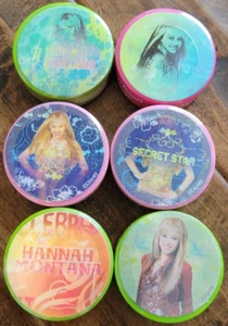 2011 DISNEY BUBBLE BLAST HANNAH MONTANA MILEY CYRUS 3-D STICKER CARD SET OF 6 - Picture 1 of 1